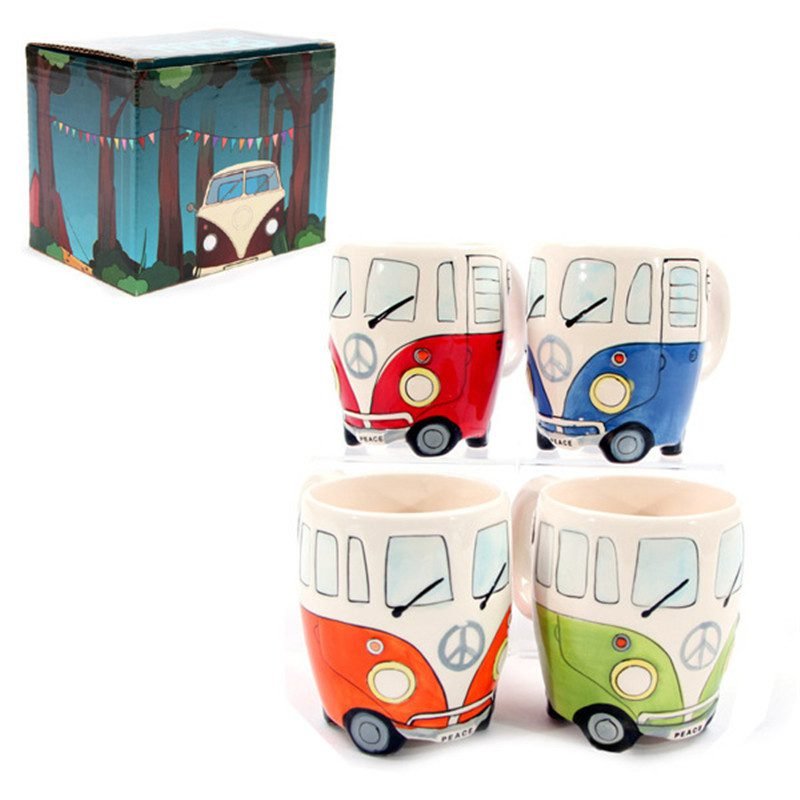 Vintage Style Cartoon Bus Mug - Image 5