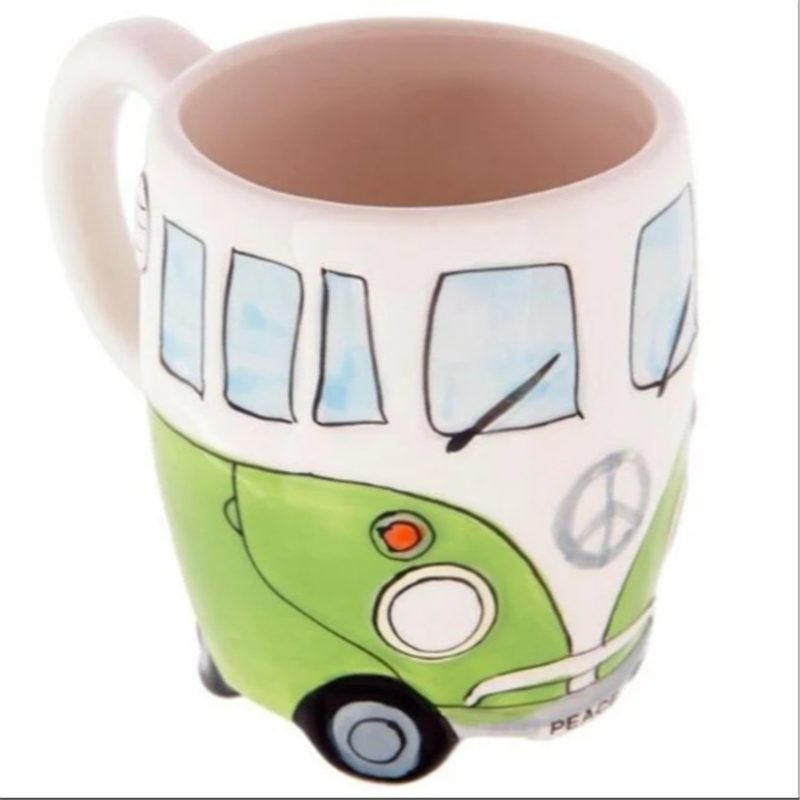 Vintage Style Cartoon Bus Mug - Image 4