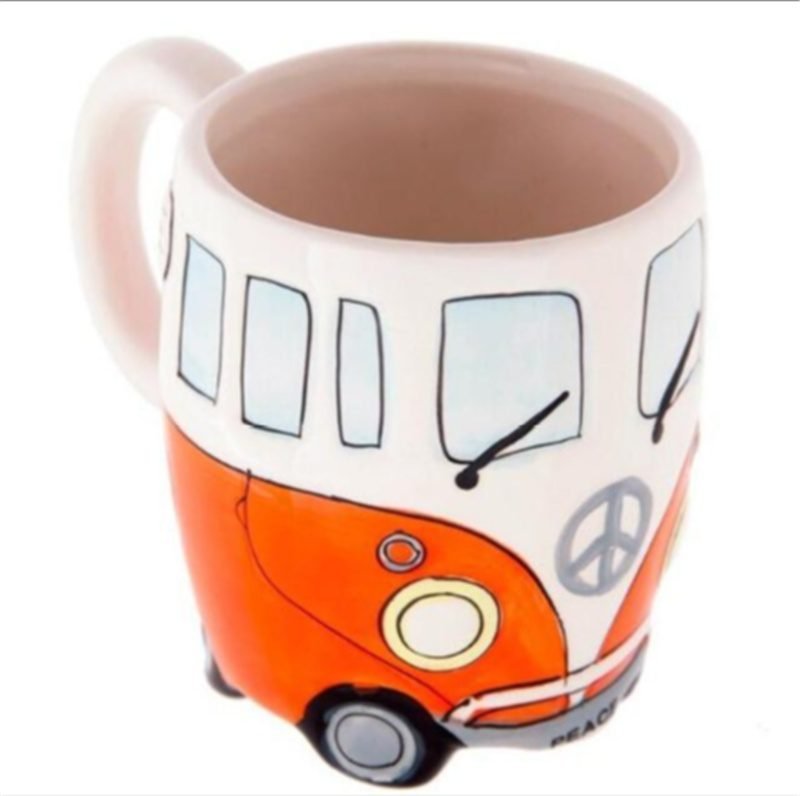 Vintage Style Cartoon Bus Mug - Image 2