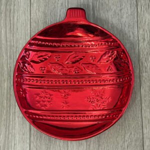 Red Ornament Serving Bowl