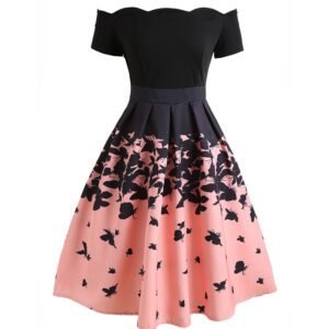 50's Style Gradient Dress