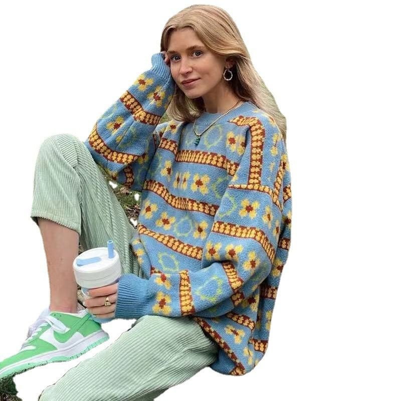 Striped Knit Sweater - Image 2