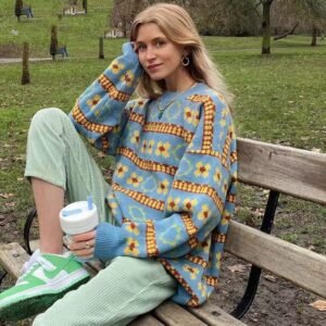 Striped Knit Sweater