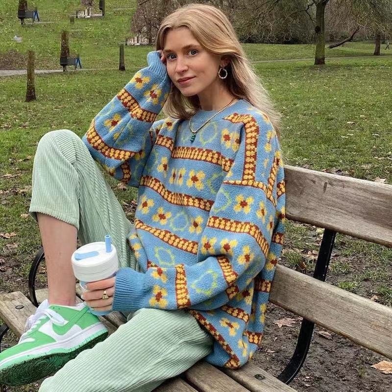 Striped Knit Sweater