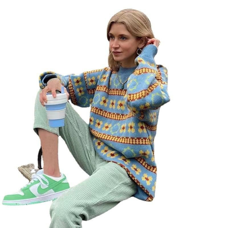 Striped Knit Sweater - Image 9